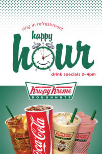 Coca-Cola, Krispy Kreme, ”Happy Hour," Point of Sale Poster by Annatto