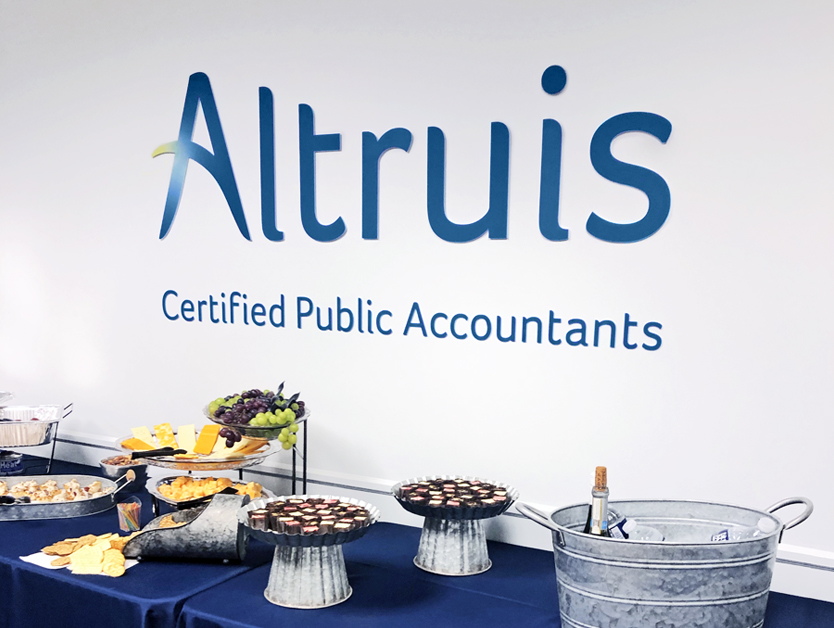 Altruis Certified Public Accountants Wall Signage by Annatto