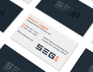 SEG Companies Business Card Design by Annatto
