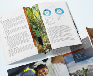 2019 Sustainability Report International Mining Company - Layout and Cover