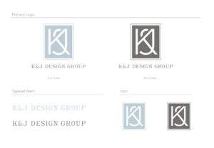 K&J Design Group Logo and Icons