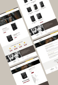 Templeton Safes - Website Design Layouts by Annatto
