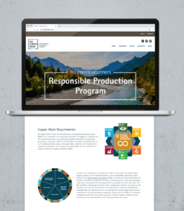 The Copper Mark Website Home Page Design by Annatto