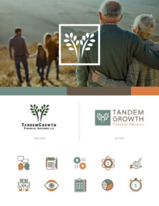 TandemGrowth Financial Advisors - Branding Refresh - Logo, Submark and Icons by Annatto